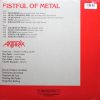 ANTHRAX Fistful Of Metal, LP  (Limited Edition, Red & Black Splatter Vinyl)