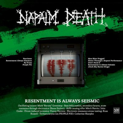 NAPALM DEATH  RESENTMENT IS ALWAYS SEISMIC - A FINAL THROW OF THROES, CD