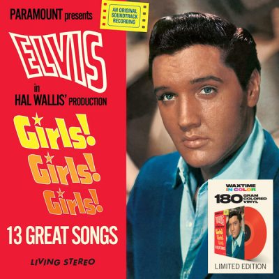PRESLEY, ELVIS Girls! Girls! Girls!, LP (Limited Edition, Reissue,180 Gram, Красный Винил)