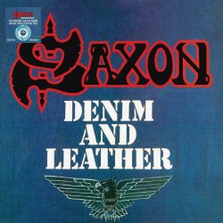 SAXON Denim and Leather, LP (Limited Edition, Reissue, Remastered, Цветной Винил)