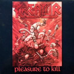 KREATOR Pleasure To Kill, LP (Limited Edition, Reissue, Цветной Винил - Прозрачный С Красными Брызгами)