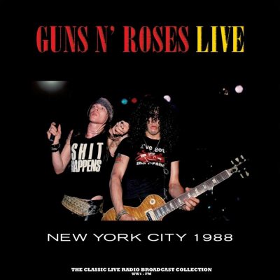 GUNS N ROSES Live (New York City 1988), LP (Переиздание, 180 Грамм, Желто-Красный Сплатэр Винил)
