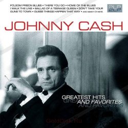 JOHNNY CASH - GREATEST Hits And FAVORITES (Красный винил) 2LP