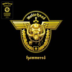 MOTORHEAD Hammered, LP (Limited Edition, Reissue, Yellow - Black Splatter Vinyl)