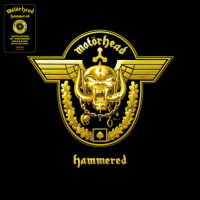 MOTORHEAD Hammered, LP (Limited Edition, Reissue, Yellow & Black Splatter Vinyl)