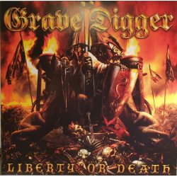 GRAVE DIGGER LIBERTY OR DEATH (Limited Edition, Red/Black Splatter), LP
