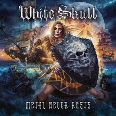 WHITE SKULL Metal Never Rusts, LP (Curacao Vinyl)