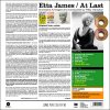 JAMES, ETTA At Last!, LP (180 Gram High Quality Pressing Vinyl)