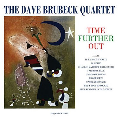 BRUBECK, DAVE QUARTET TIME FURTHER OUT (GREEN VINYL) 180 Gram Green Vinyl 12" винил