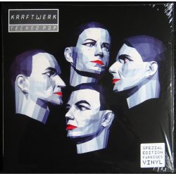 KRAFTWERK TECHNO POP Limited 180 Gram Clear Vinyl German Language Version Booklet 12" винил
