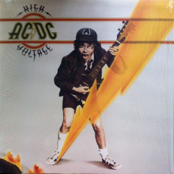 AC DC HIGH VOLTAGE 180 Gram Black Vinyl 12" винил