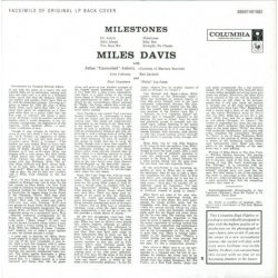 DAVIS, MILES MILESTONES ORIGINAL COLUMBIA JAZZ CLASSICS CD