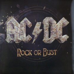 AC DC ROCK OR BUST LP+CD 180 Gram Black Vinyl Gatefold Lenticular Cover 12" винил
