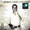 COHEN, LEONARD LIVE SONGS 180 Gram 12" винил