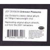JOY DIVISION UNKNOWN PLEASURES 180 Gram Remastered 12" винил