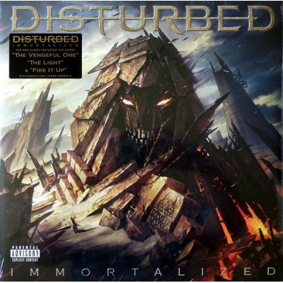DISTURBED IMMORTALIZED Black Vinyl Gatefold 12" винил