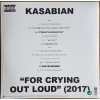 KASABIAN FOR CRYING OUT LOUD LP+CD 180 Gram Gatefold 12" винил