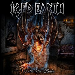 ICED EARTH ENTER THE REALM EP Limited 180 Gram Black Vinyl Poster 12" винил