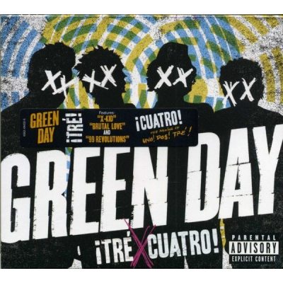 GREEN DAY TRE! X CUATRO! CD+DVD Slipcase CD