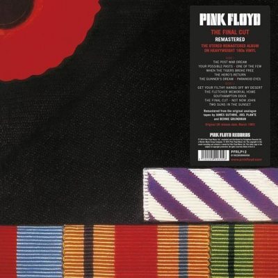 PINK FLOYD THE FINAL CUT 180 Gram Black Vinyl Remastered 12" винил