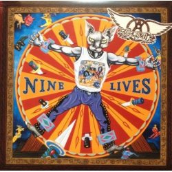 AEROSMITH NINE LIVES Black Vinyl 12" винил