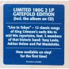CRIMSON PROJEKCT, THE LIVE IN TOKYO 2LP+CD 180 Gram Black Vinyl Gatefold 12" винил