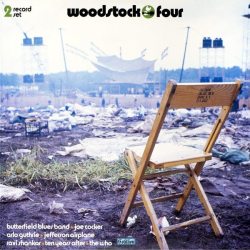 VARIOUS ARTISTS WOODSTOCK IV SUMMER OF ‘69 – PEACE, LOVE AND MUSIC Olive Green & White Trifold 12" винил