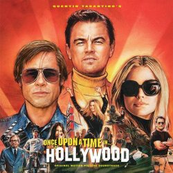 ORIGINAL MOTION PICTURE SOUNDTRACK QUENTIN TARANTINOS ONCE UPON A TIME IN HOLLYWOOD Limited 180 Gram Orange Vinyl Poster 12" винил