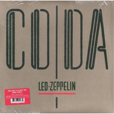 LED ZEPPELIN CODA DELUXE EDITION REMASTERED 180 GRAM TRIFOLD SLEEVE WITH THREE POCKETS 12" винил